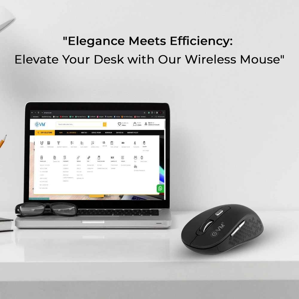 EVM Wireless Mouse EnOrb EWLM 360 view 3
